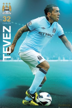 Manchester City Tevez 12/13 [PLAKAT]