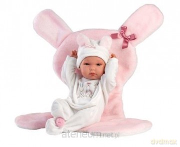 Lalka winylowa bobas Bimbo z różową podusią 35cm