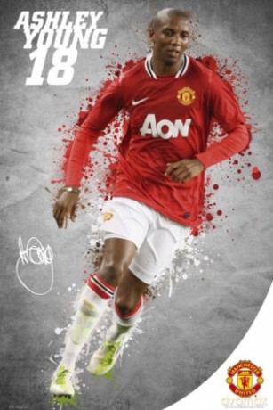 Manchester United Ashley Young 11/12 [PLAKAT]