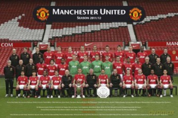 Manchester United Drużyna 11/12 [PLAKAT]