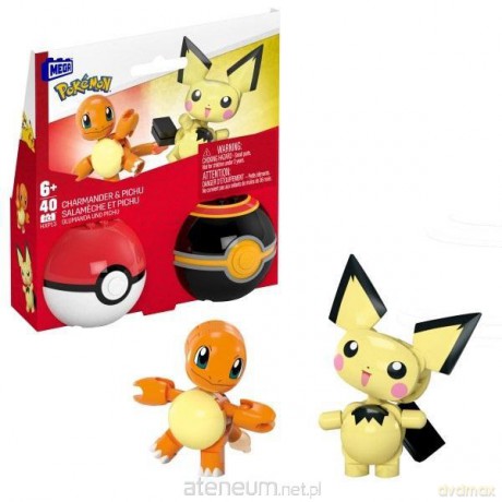 Mega Pokemon Pokeball Charmander i Pichu HXP13 [FIGURKA]