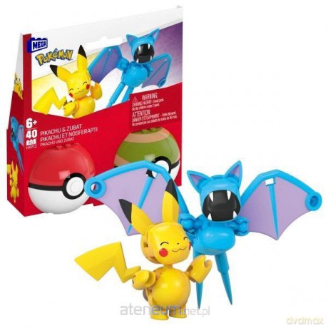Mega Pokemon Pokeball Pikachu i Zubat HXP12 [FIGURKA]
