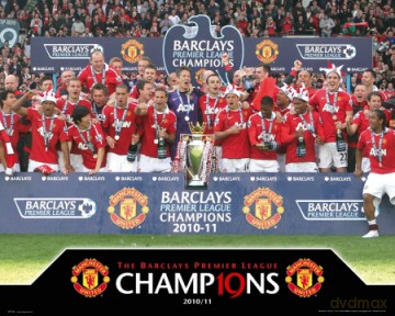 Manchester United Premier League Champions 10/11 [PLAKAT]