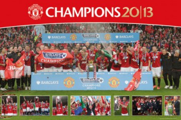 Manchester United Premiership Winners 2012/2013 [PLAKAT]