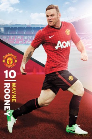 Manchester United Rooney 12/13 [PLAKAT]