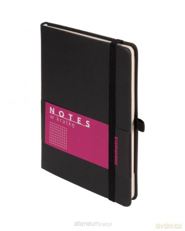 Notes Memofix B6 kratka czarny