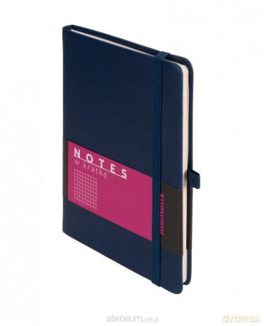 Notes Memofix B6 kratka granatowy
