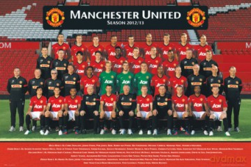 Manchester United Team Photo 12/13 [PLAKAT]