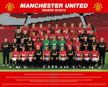 Manchester United Team Photo 12/13 [PLAKAT]