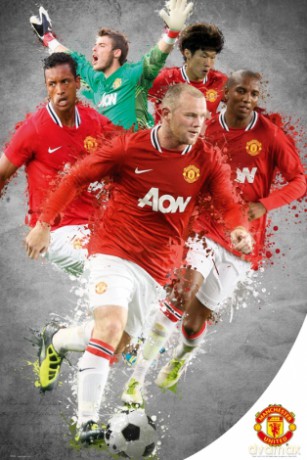 Manchester United Zawodnicy 11/12 [PLAKAT]