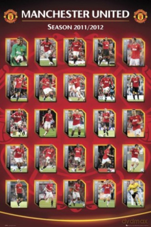 Manchester United Zawodnicy 11/12 [PLAKAT]