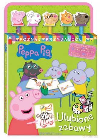 Peppa Pig Poznaj przyjaciół cz.1 Ulubione zabawy [KSIĄŻKA]