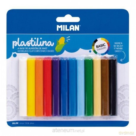 Plastelina Basic 12 kolorów