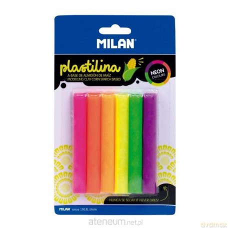 Plastelina Neon 6 kolorów