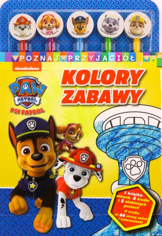 Psi Patrol Poznaj przyjaciół cz.1 Kolory zabawy [KSIĄŻKA]