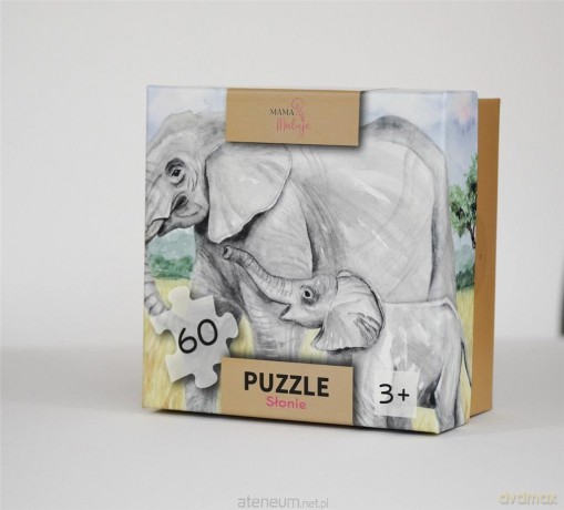 Puzzle 60el Słonie [PUZZLE]