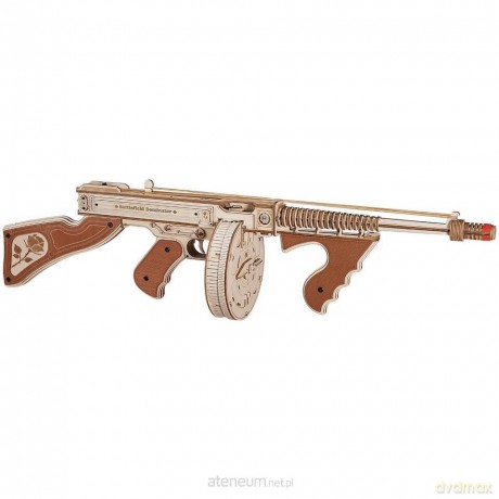 Puzzle Mechaniczne Model 3D Pistolet Maszynowy [PUZZLE]