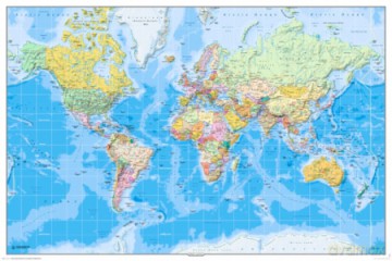 Mapa Świata 2011 [PLAKAT]