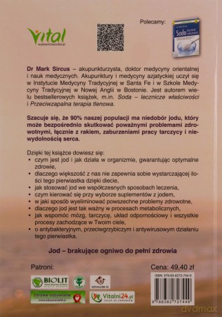 Samodzielna i bezpieczna terapia jodem - Mark Sircus [KSIĄŻKA]
