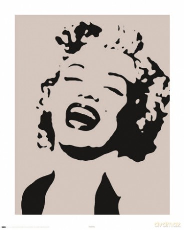 Marilyn Monroe - Stencil [PLAKAT]