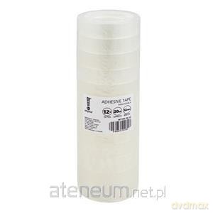 Taśma klejąca 12mmx20m słupek (12szt)