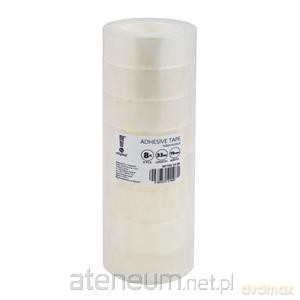 Taśma klejąca 19mmx33m słupek (8szt)