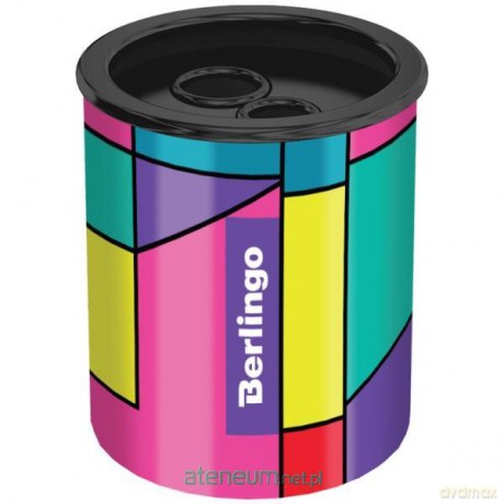Temperówka metalowa podwójna pojemnik Color Block
