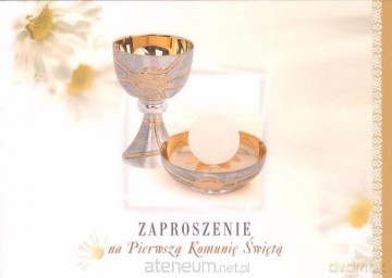 Zaproszenie Komunia [GADZET]