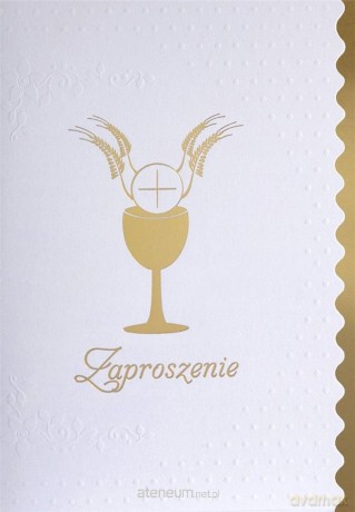 Zaproszenie Komunia [GADZET]