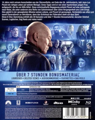 Star Trek: Picard The Complete Series [9xBlu-Ray]