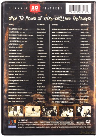 Chilling Classics 50 Movie Pack [12DVD]