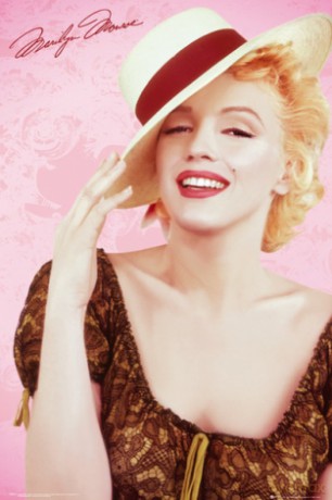 Marilyn Monroe Hat [PLAKAT]