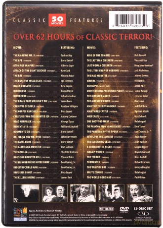 Horror Classics 50 Movie [12DVD]