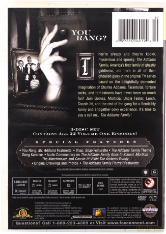 The Addams Family: Season 1-2 (Rodzina Addamsów) [BOX] [9DVD]