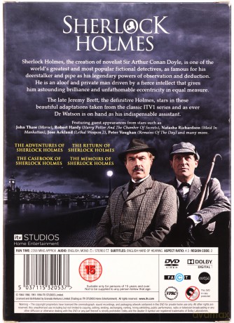 The Adventures of Sherlock Holmes (Przygody Sherlocka Holmesa)  [BOX] [16DVD]