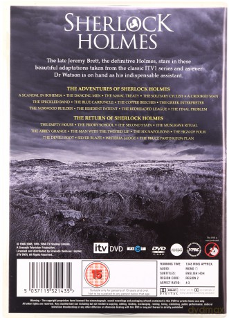 The Adventures of Sherlock Holmes (Przygody Sherlocka Holmesa)  [BOX] [16DVD]