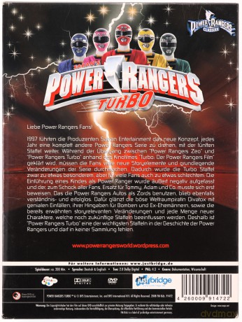 Power Rangers Turbo [5DVD]