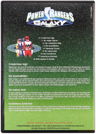 Power Rangers Lost Galaxy [5DVD]