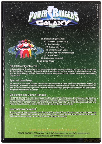 Power Rangers Lost Galaxy [5DVD]