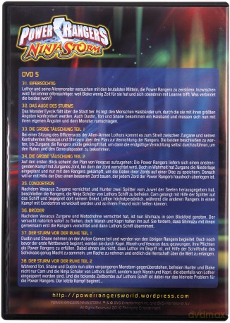 Power Rangers Ninja Storm Season 1-5 [BOX] [5DVD]