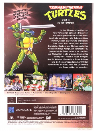 Teenage Mutant Ninja Turtles (Wojownicze Żółwie Ninja) [BOX] [22DVD]