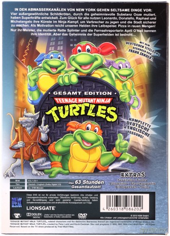 Teenage Mutant Ninja Turtles (Wojownicze Żółwie Ninja) [BOX] [22DVD]