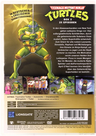 Teenage Mutant Ninja Turtles (Wojownicze Żółwie Ninja) [BOX] [22DVD]