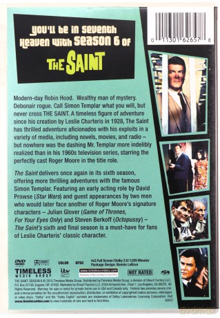 The Saint: Season 1-6 [BOX] [33DVD]