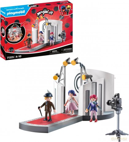 PLAYMOBIL Zestaw figurek Miraculum 71335 Fashion Show w Paryżu