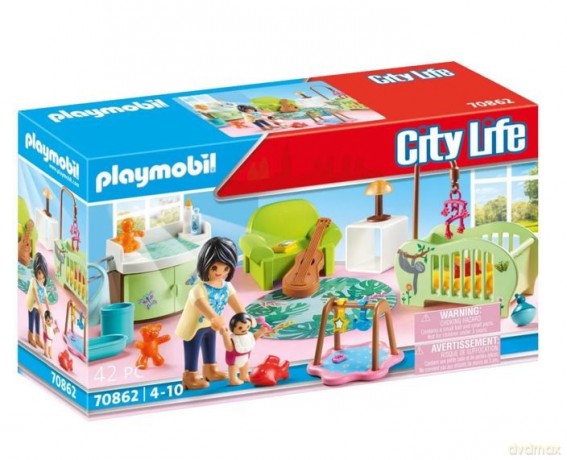 PLAYMOBIL Zestaw z figurkami City Life 70862 Pokój niemowlaka
