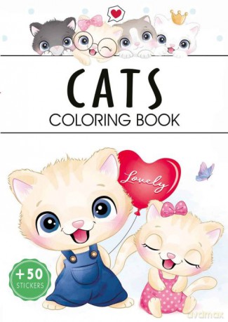 Cats. Kolorowanka [KSIĄŻKA]