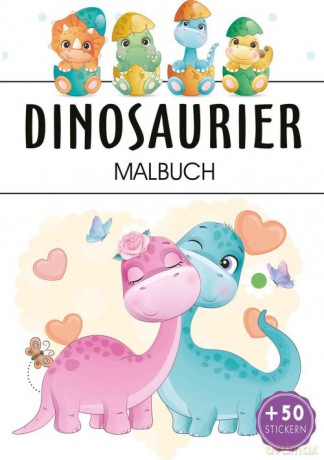 Dinosaurier. Kolorowanka [KSIĄŻKA]