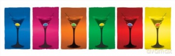 Martini Glasses (Pop Art.) [PLAKAT]
