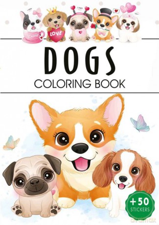Dogs. Kolorowanka [KSIĄŻKA]